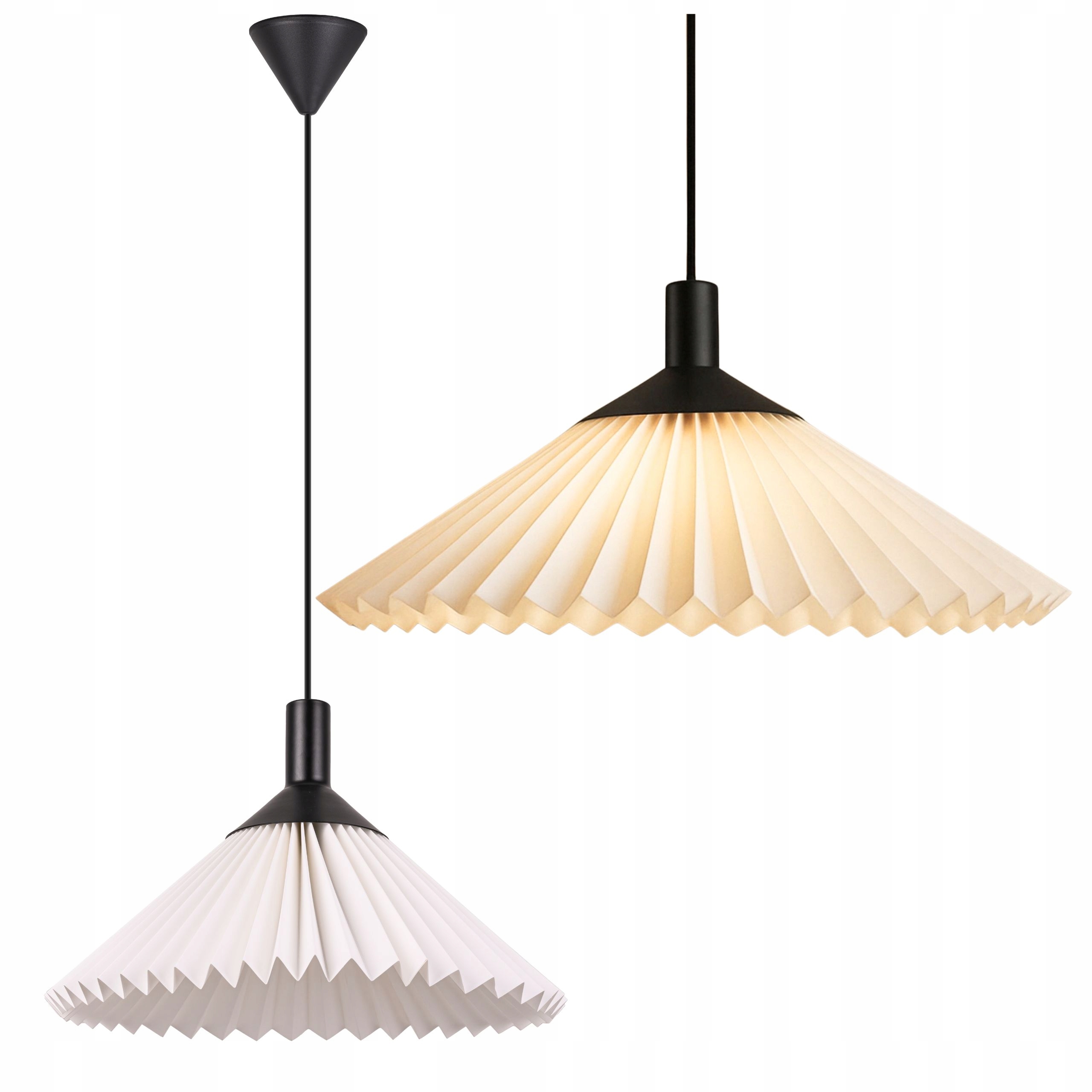 Závěsná Stropní lampa do Kuchyně, ryhované stínidlo nad stůl, moderní Led