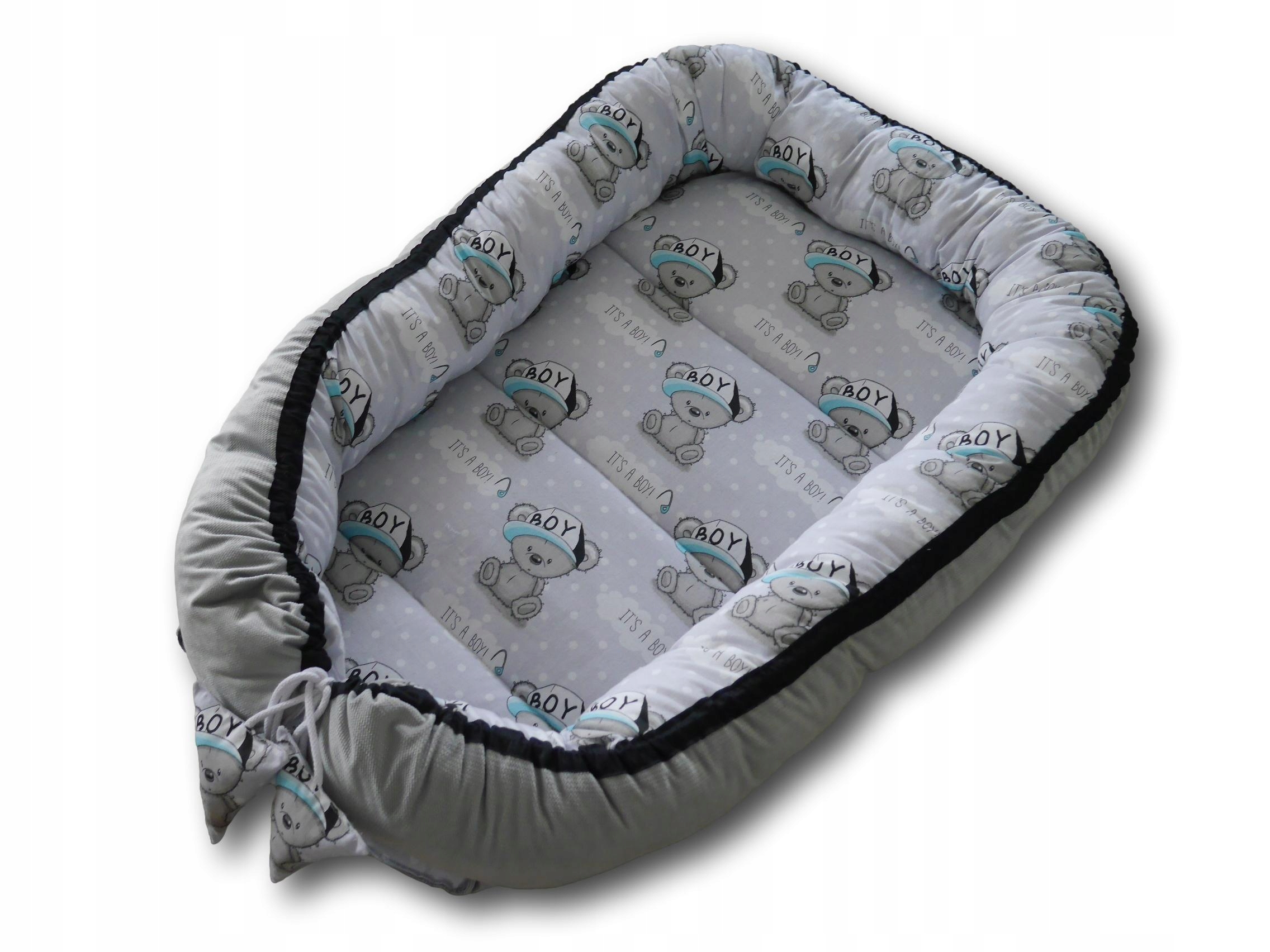 

Kokon niemowlęcy duży xxl velvet /bawełna