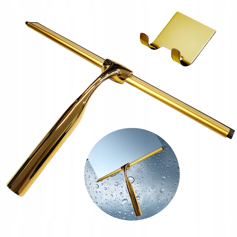 Stěrka Na Vodu Ze Skla Sprchového Koutu, Zlatá