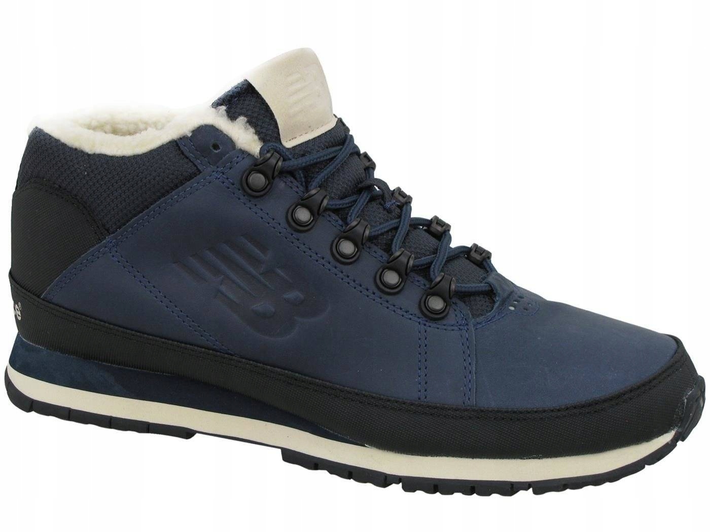 Pánské boty New Balance 754 H754LFN zimní zateplené kožené tmavě modré