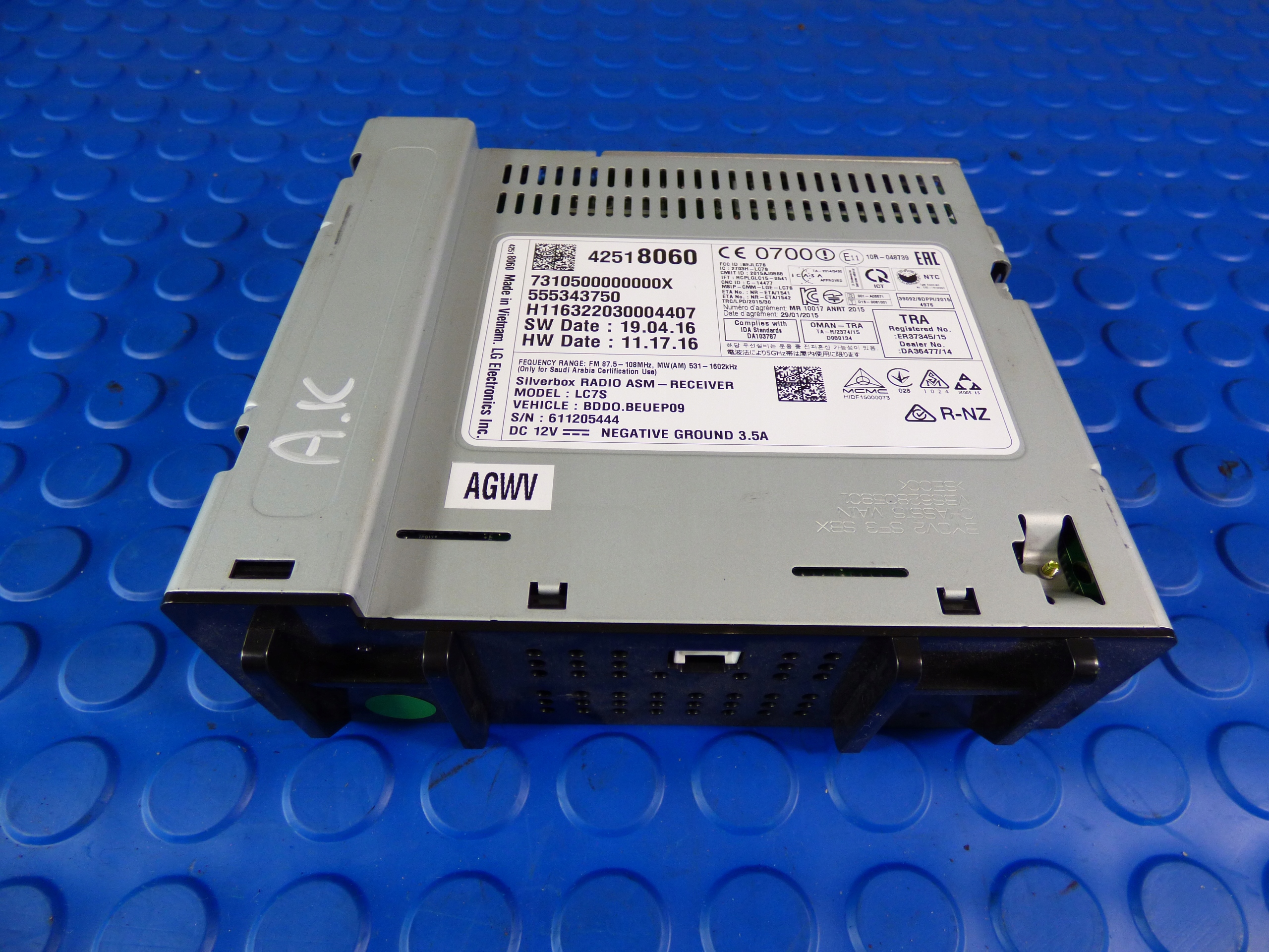 radio player module 42518060 OPEL ASTRA V K
