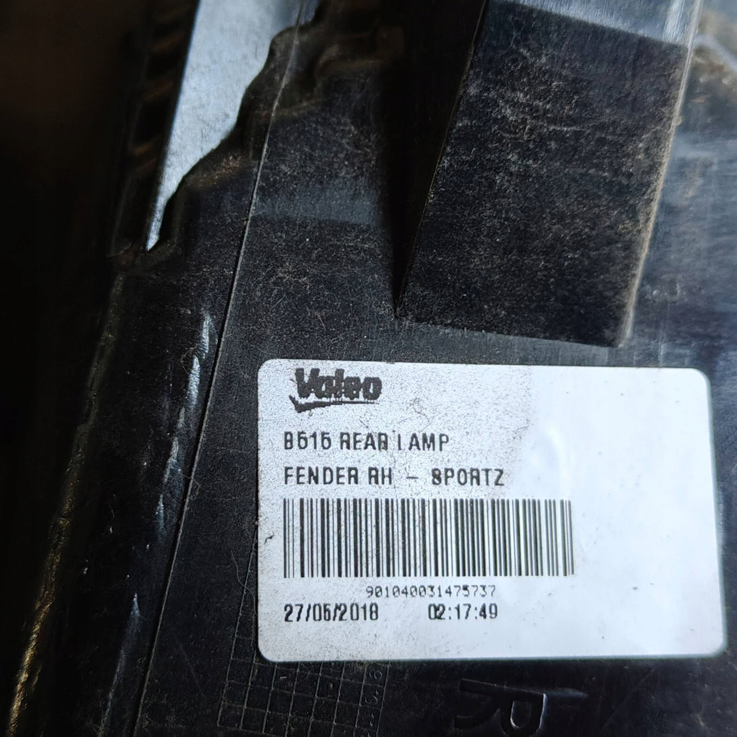 light rear rear part side right Ford Ecosport