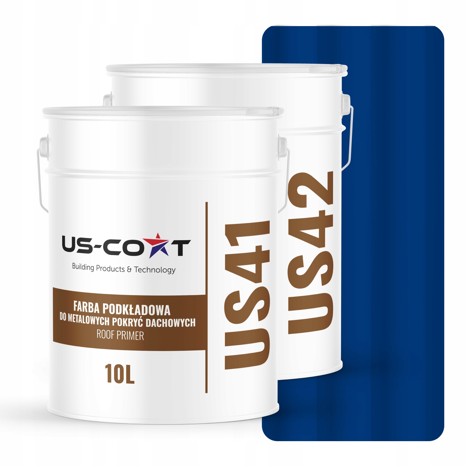 Strešná Farba Metal Podložka Modrá Ultramaryna RAL5002 74 m2 Polomatná