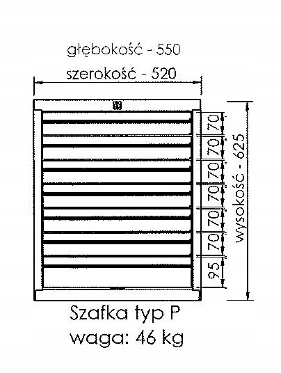 stół warsztatowy POLSKI stół roboczy blat 40 mm Kod producenta STÓŁ CSW 12 UP czerwony