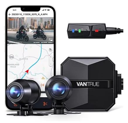 Vantrue F1 kamera motocyklowa 2CH 4K Full Hd