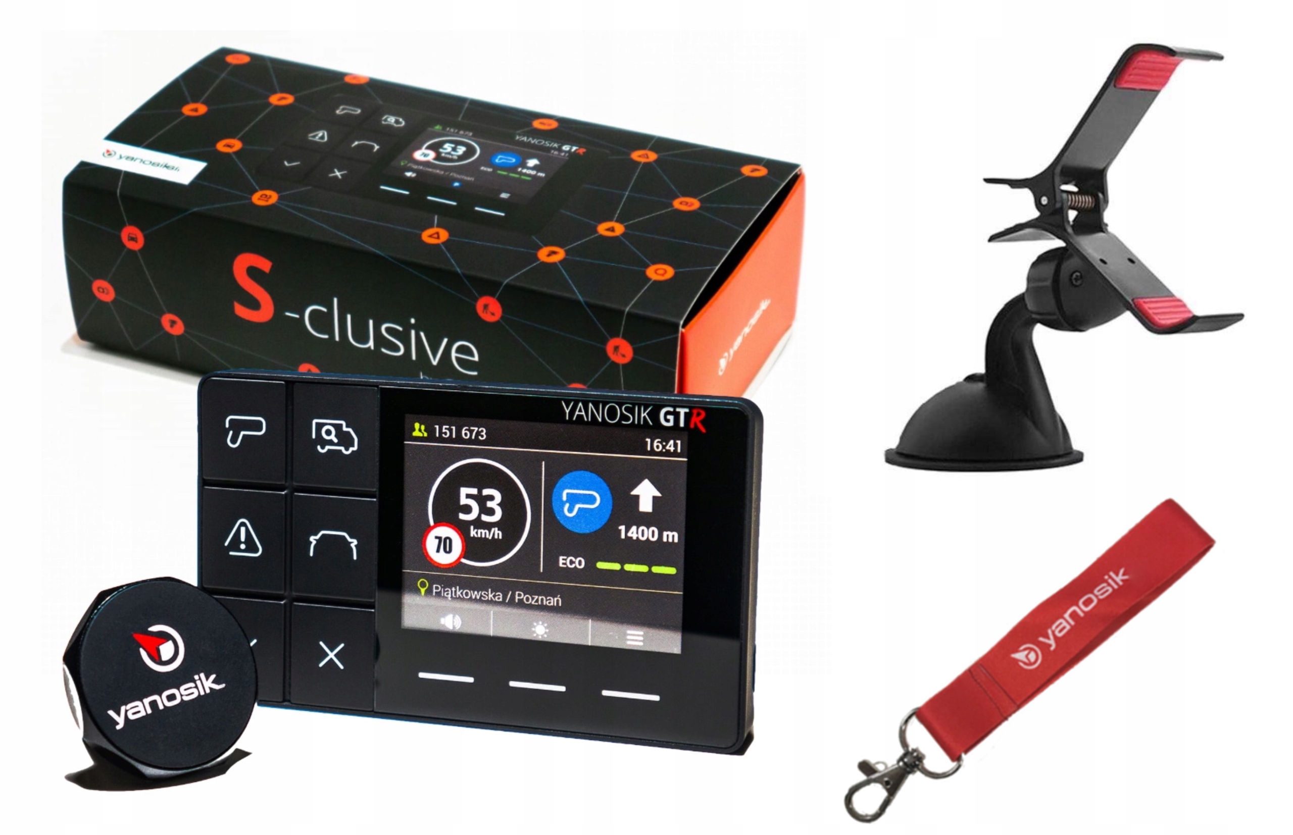 

Yanosik S-clusive Gtr Antyradar +abonament +uchwyt