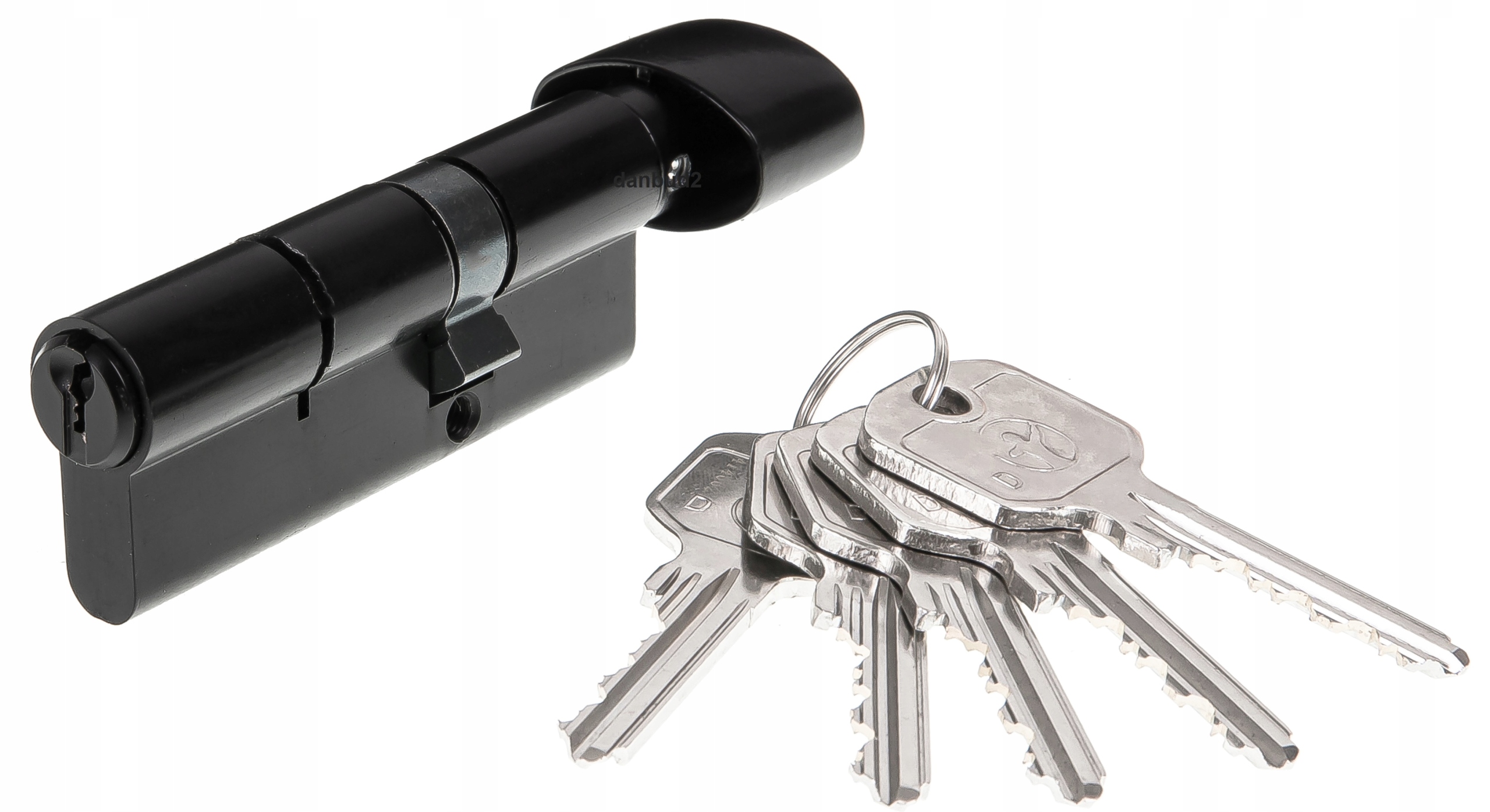 Łucznik černá vložka E8 s knoflíkem třída C g35/50- 5 klíčů