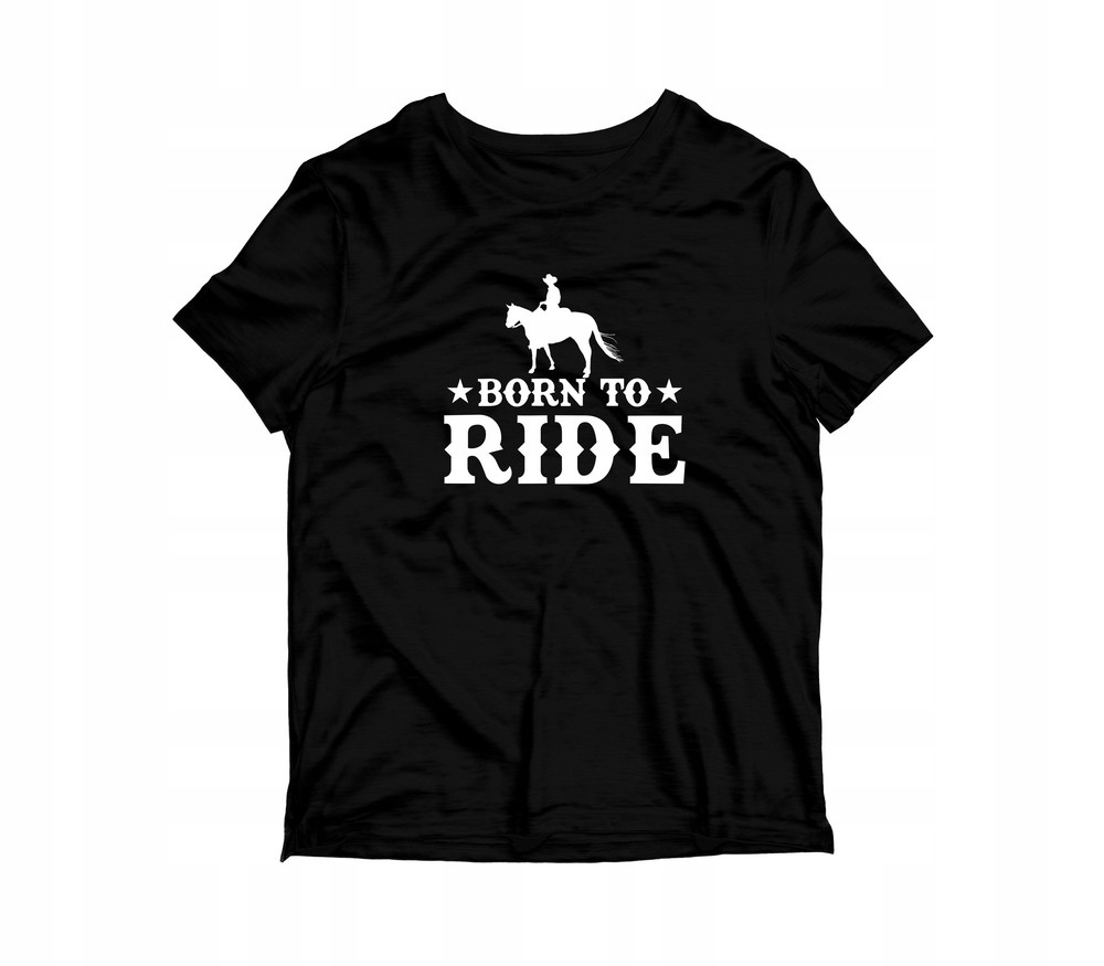 

Koszulka Bawełniana Koń born to ride Męska XL