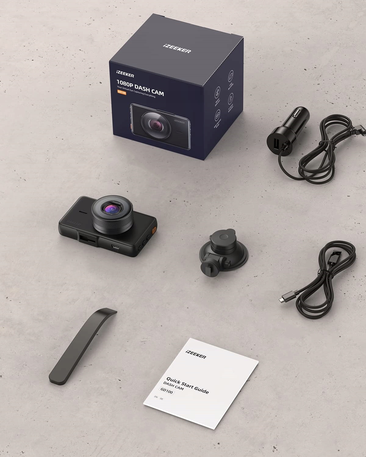 KAMERY SAMOCHODOWE iZEEKER GD100 FHD NOKTOWIZ Przekątna ekranu 3