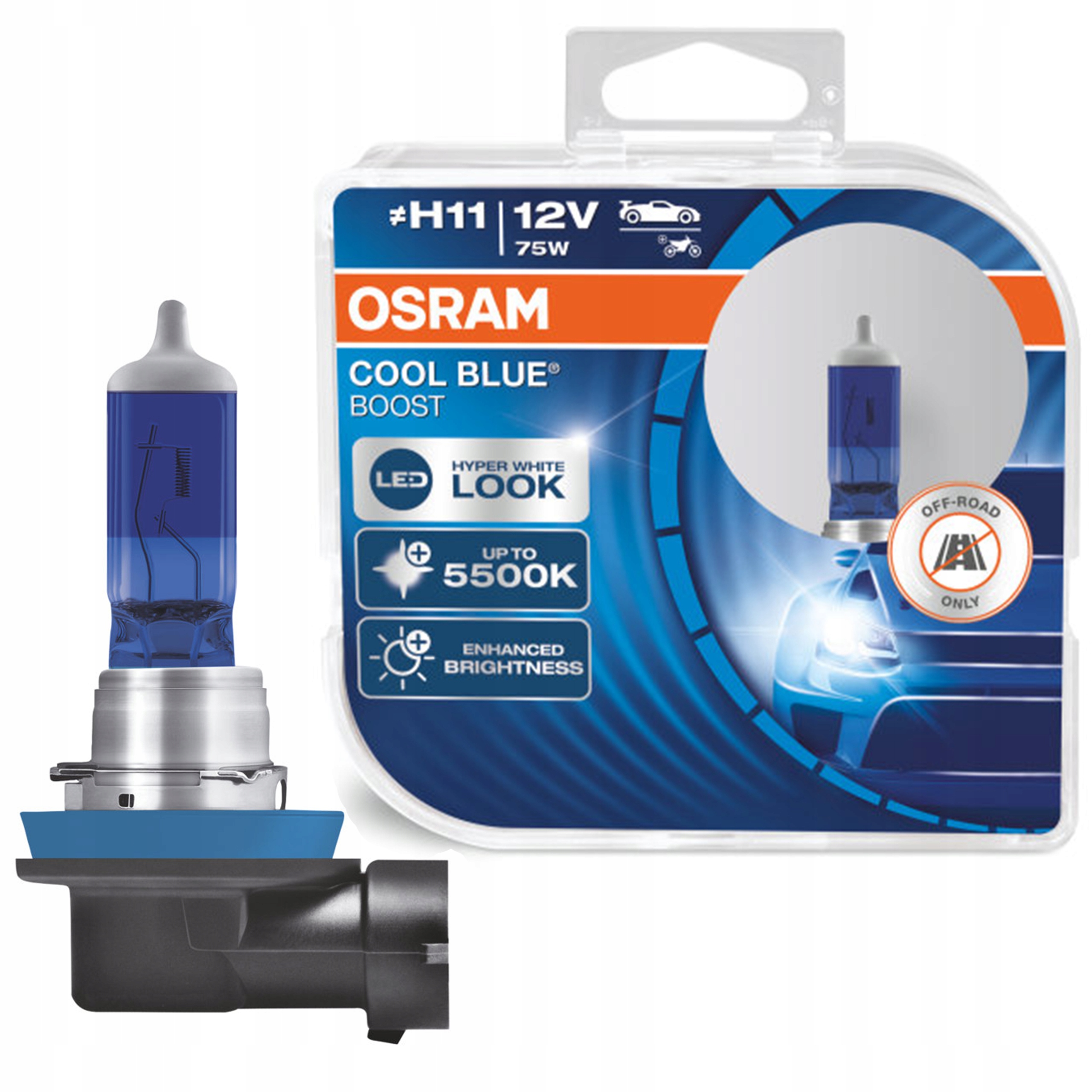 

Osram Cool Blue Boost NextGen H11 Nowa Generacja