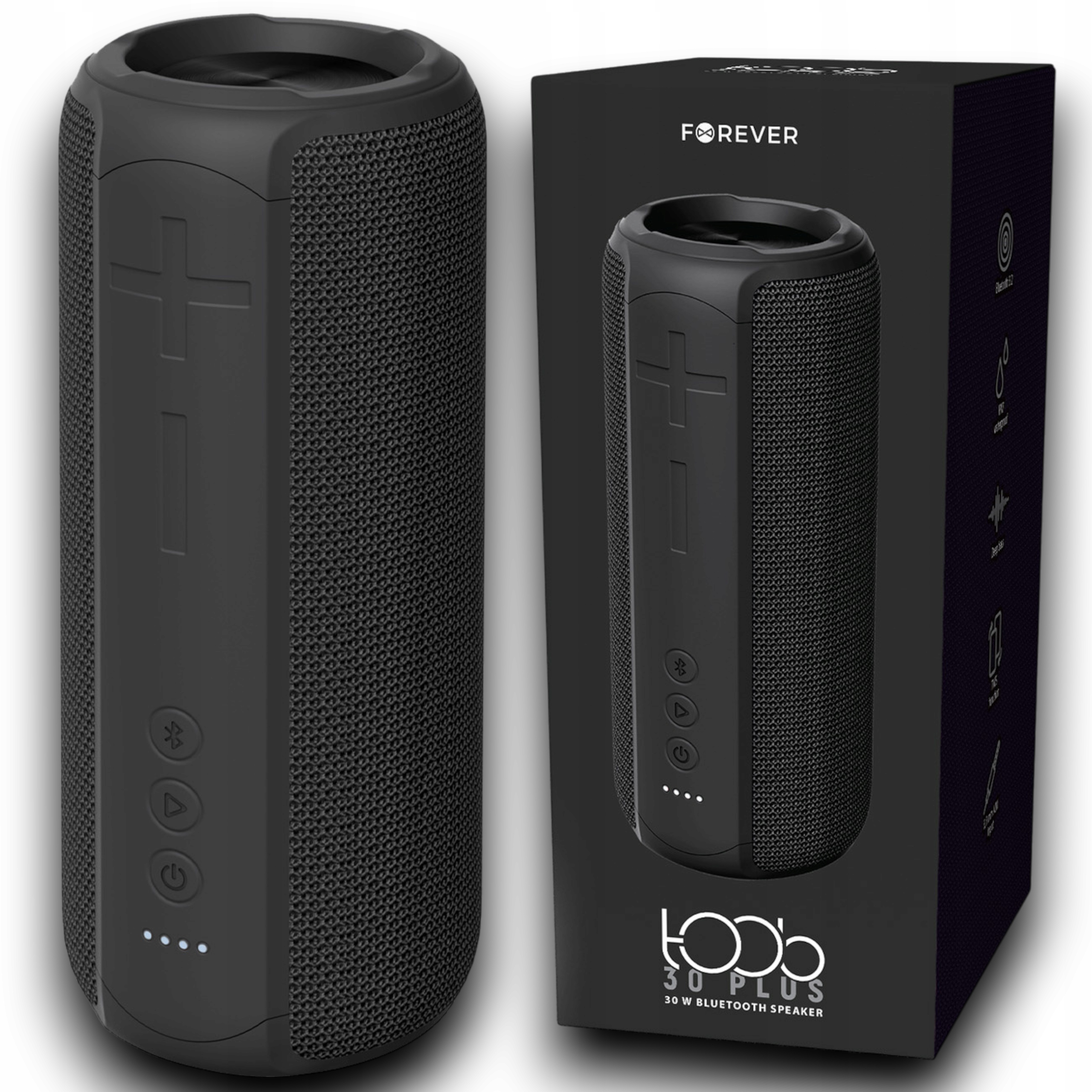 Bezdrátový Bluetooth reproduktor Forever Toob 30 Plus 30W IPX7 Aux Sd 10h