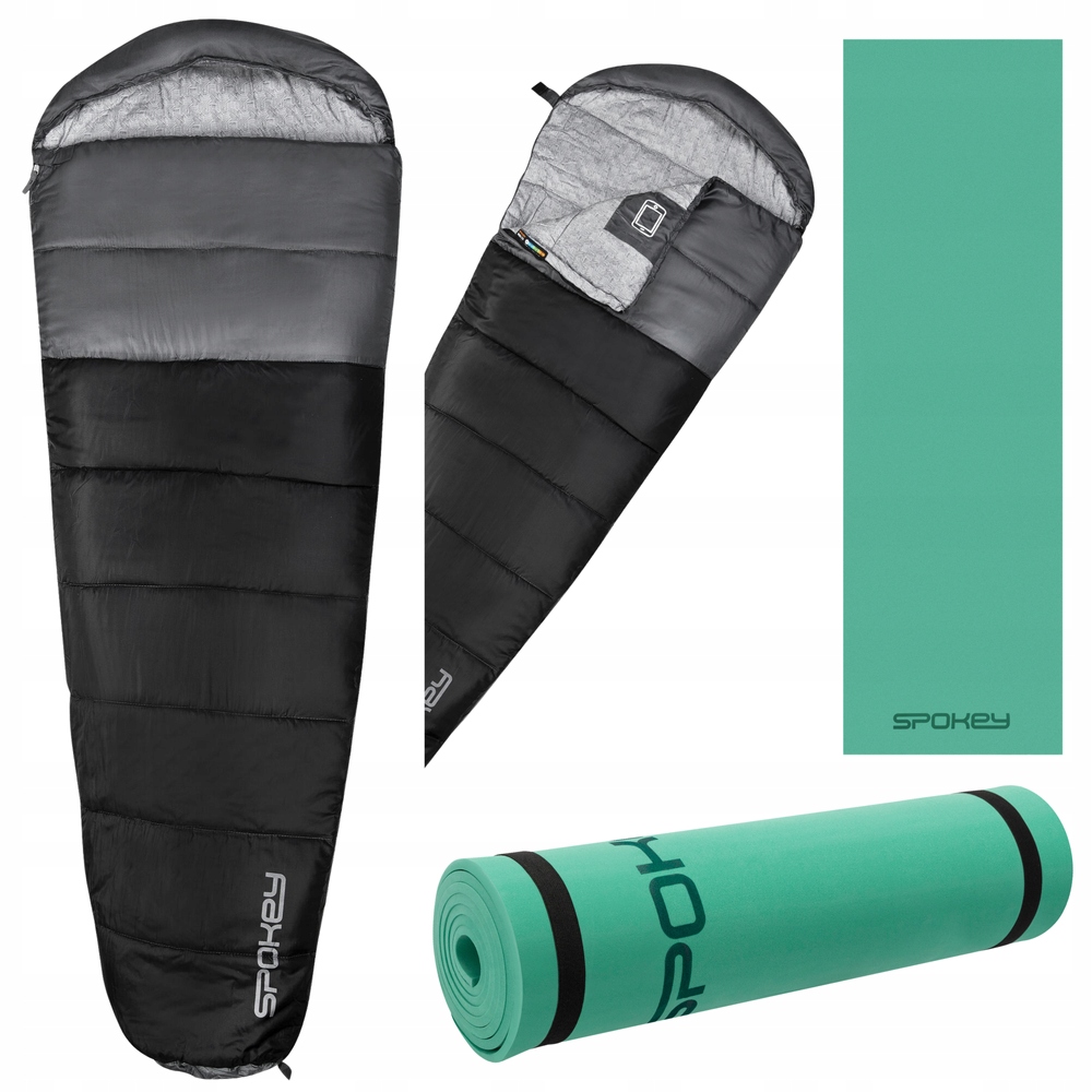 Turistický spací pytel Teplá Mumie Pod Stan 230 x 80 cm s potahem karimatka