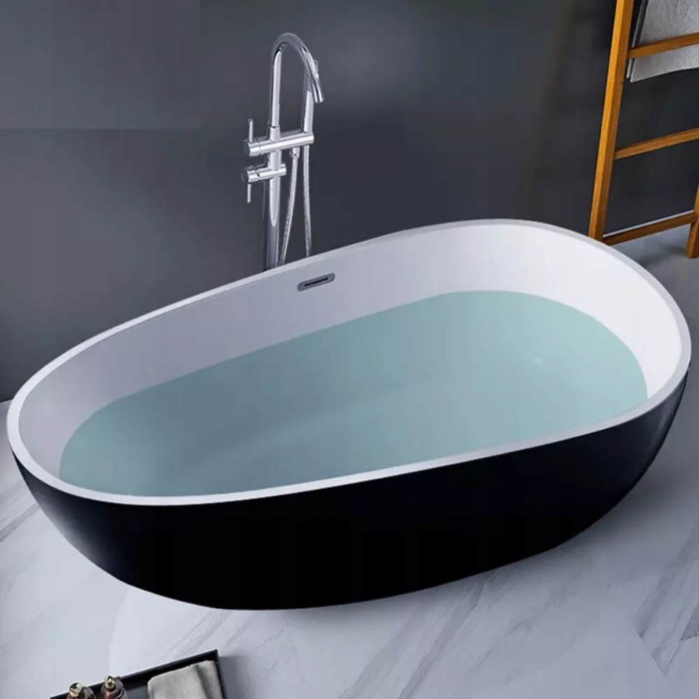 BATERIA WANNOWA WOLNOSTOJACA RUCHOMA WYLEWKA WODOSPADOWA SREBRNY CHROM ARI Stan opakowania oryginalne