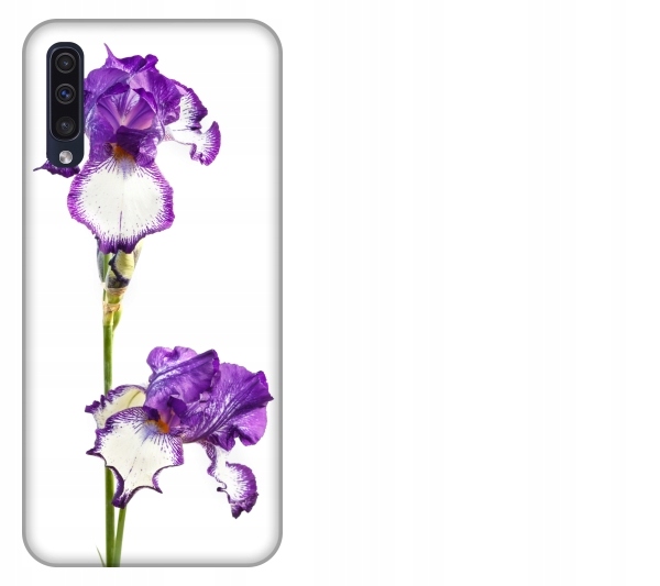 

Etui pokrowiec Samsung Galaxy A50 Kwiat fioletowy