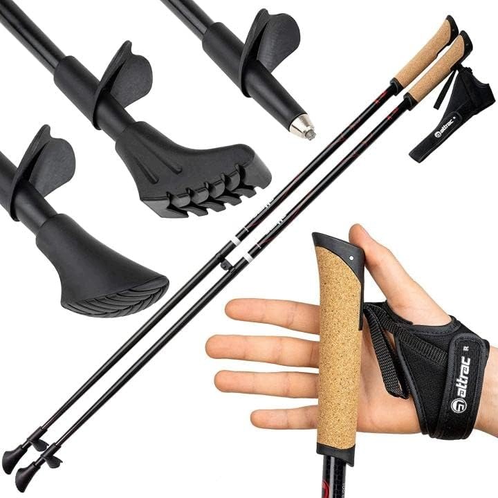 Kije Do Nordic Walking Chodzenia Carbon Ultra Light Karbonowe 105cm Attrac