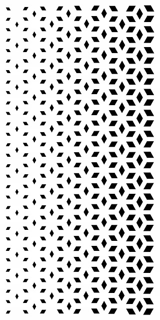 Malířská šablona na omítky 92 cm Architektonický beton Omítka