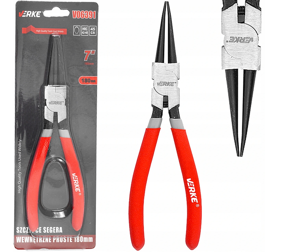 

Szczypce Segera Wewnętrzne Proste 180 MM Verke