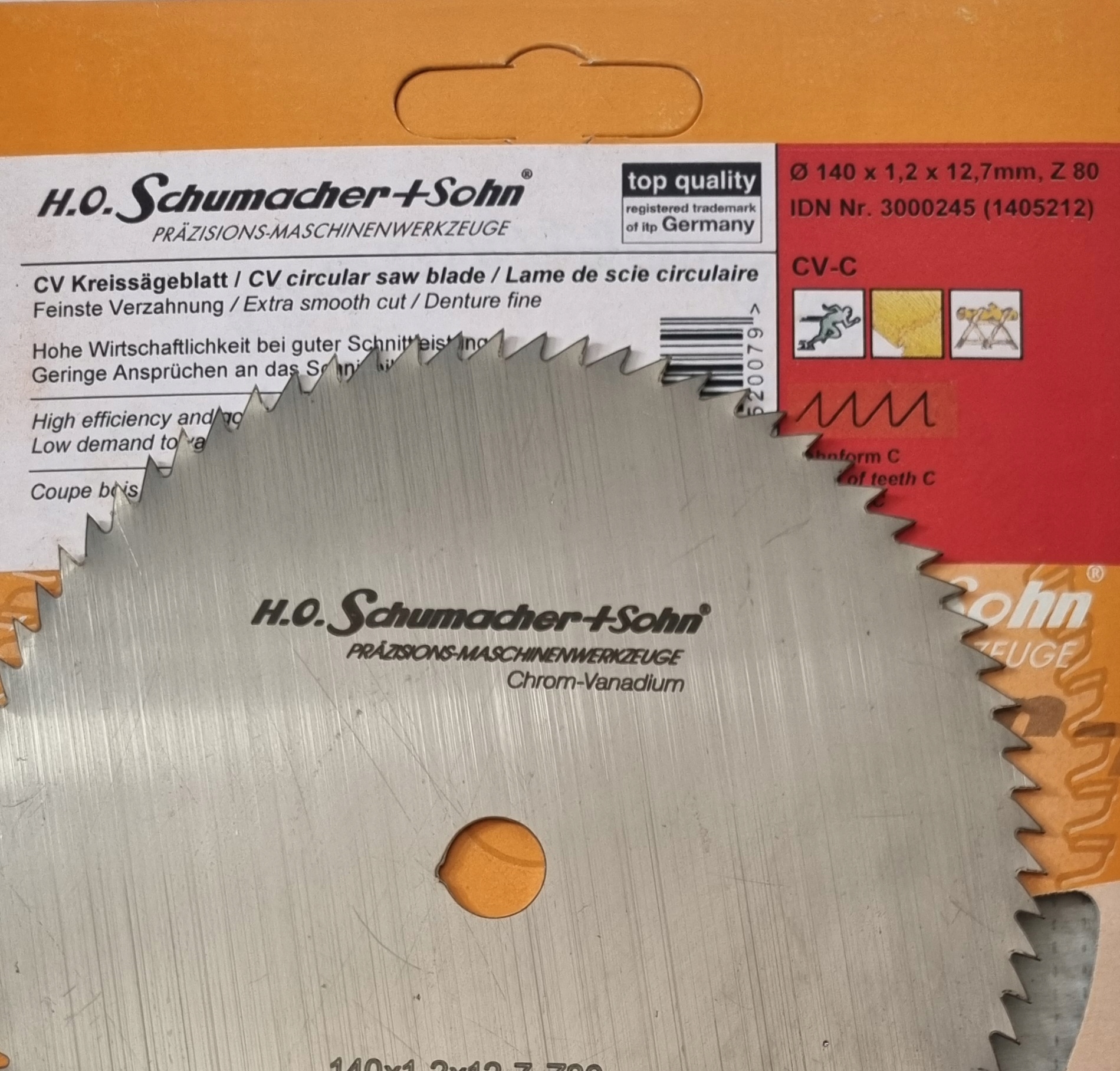 

Schumacher Tarcza pilarska piła 140x12,7mm 80z Ger