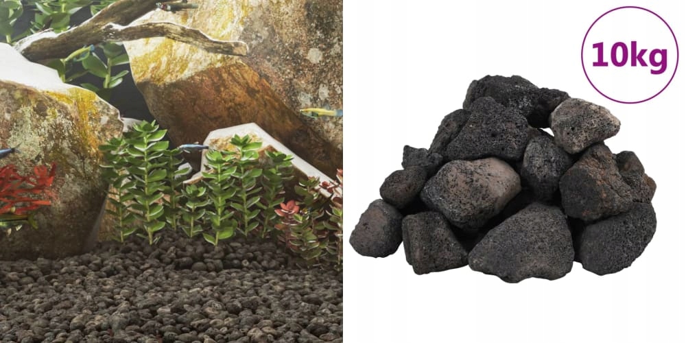 Levně Černá, Vulkanická skála, 5-8 cm, 10 kg
