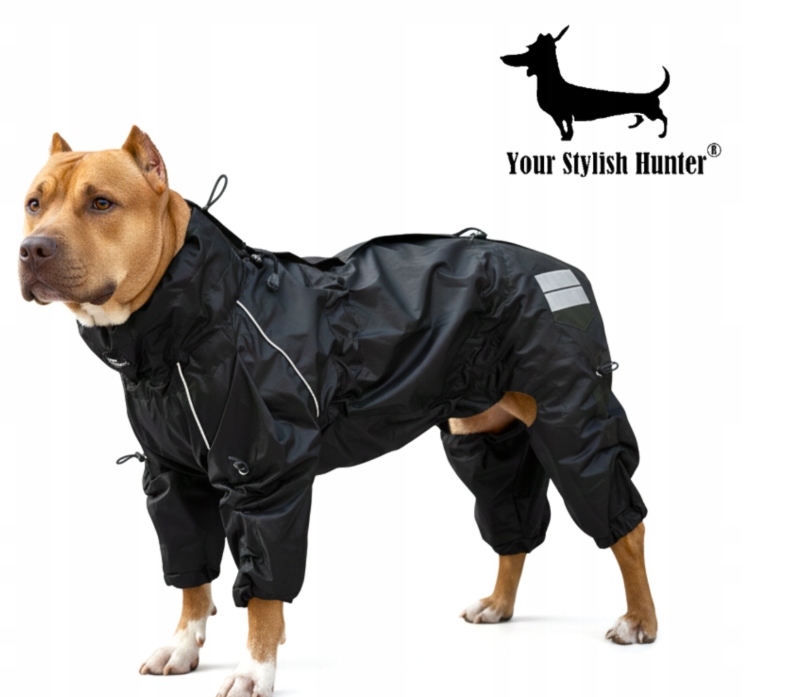 Levně Dešťová kombinéza pro psa L voděodolná, tmavě modrá