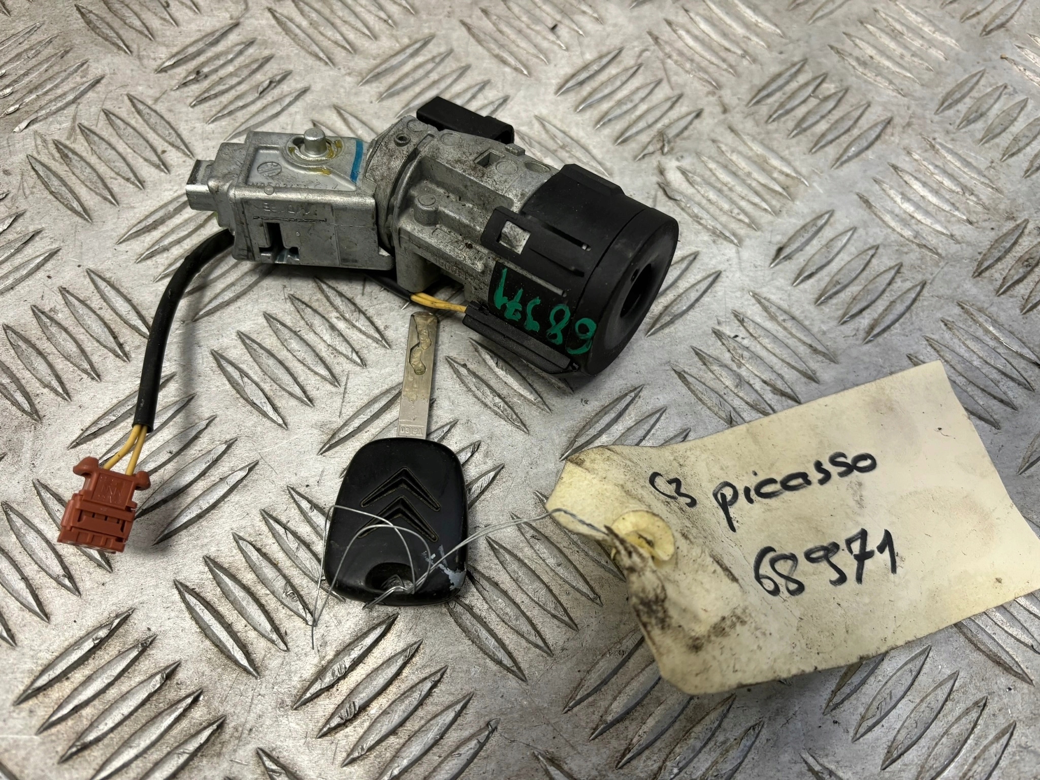 STACYJKA KLUCZYK CITROEN C3 PICASSO 9663123280 ORG