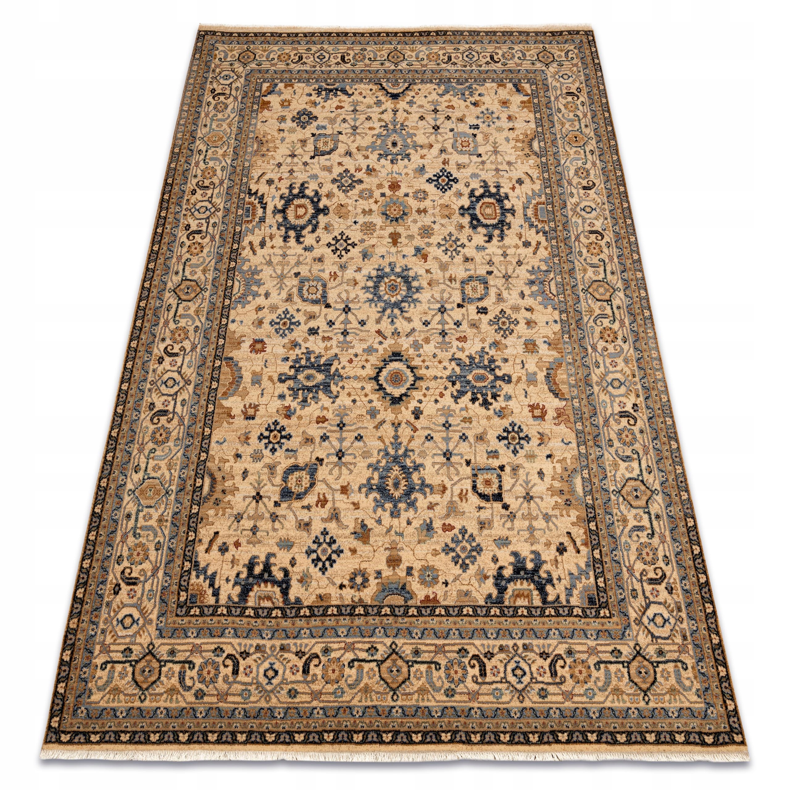 Dywan wełniany Frędzle orientalny klasyczny beż 300x380 cm