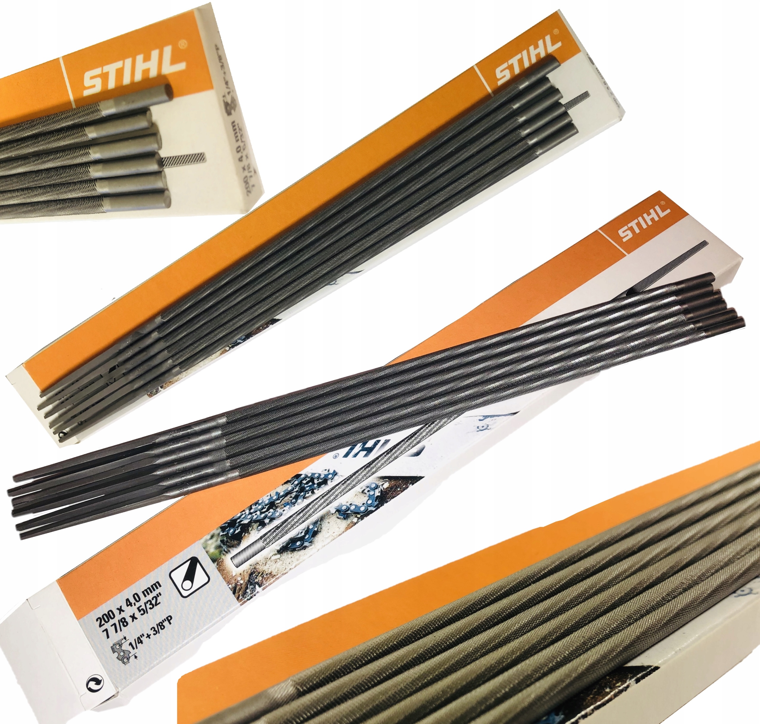 

Stihl Pilnik do ostrzenia łańcucha 4 mm 6 szt.