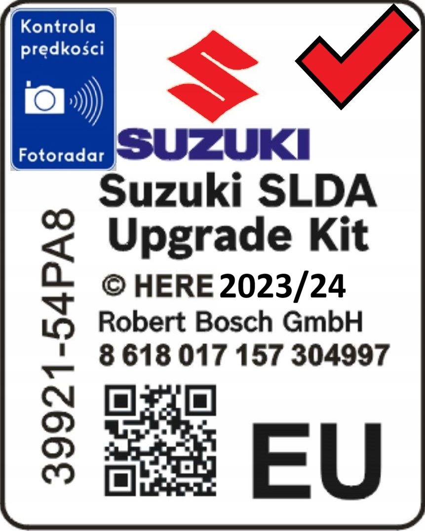 Suzuki Mapa Vitara Swift Ignis Baleno Europa Karta 2024/2025 Fotoradary Pl