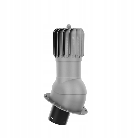 Otočný Krb 125 mm Pro Pokrytí Plochých Plechů Grafit Metalic 9007