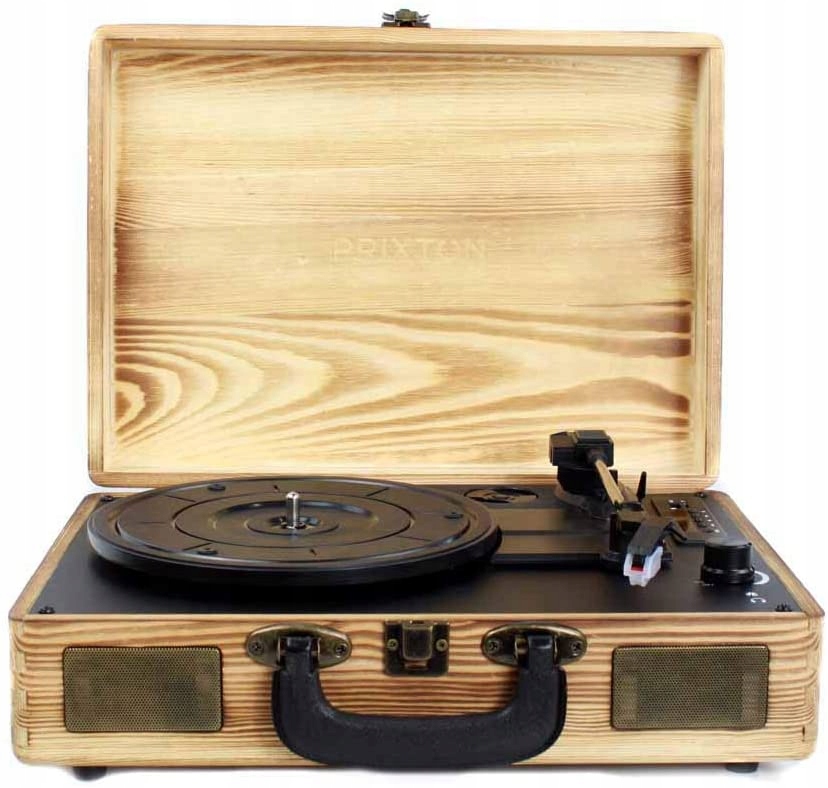 GRAMOFON RETRO W WALIZCE BLUETOOTH STYLOWY PREZENT