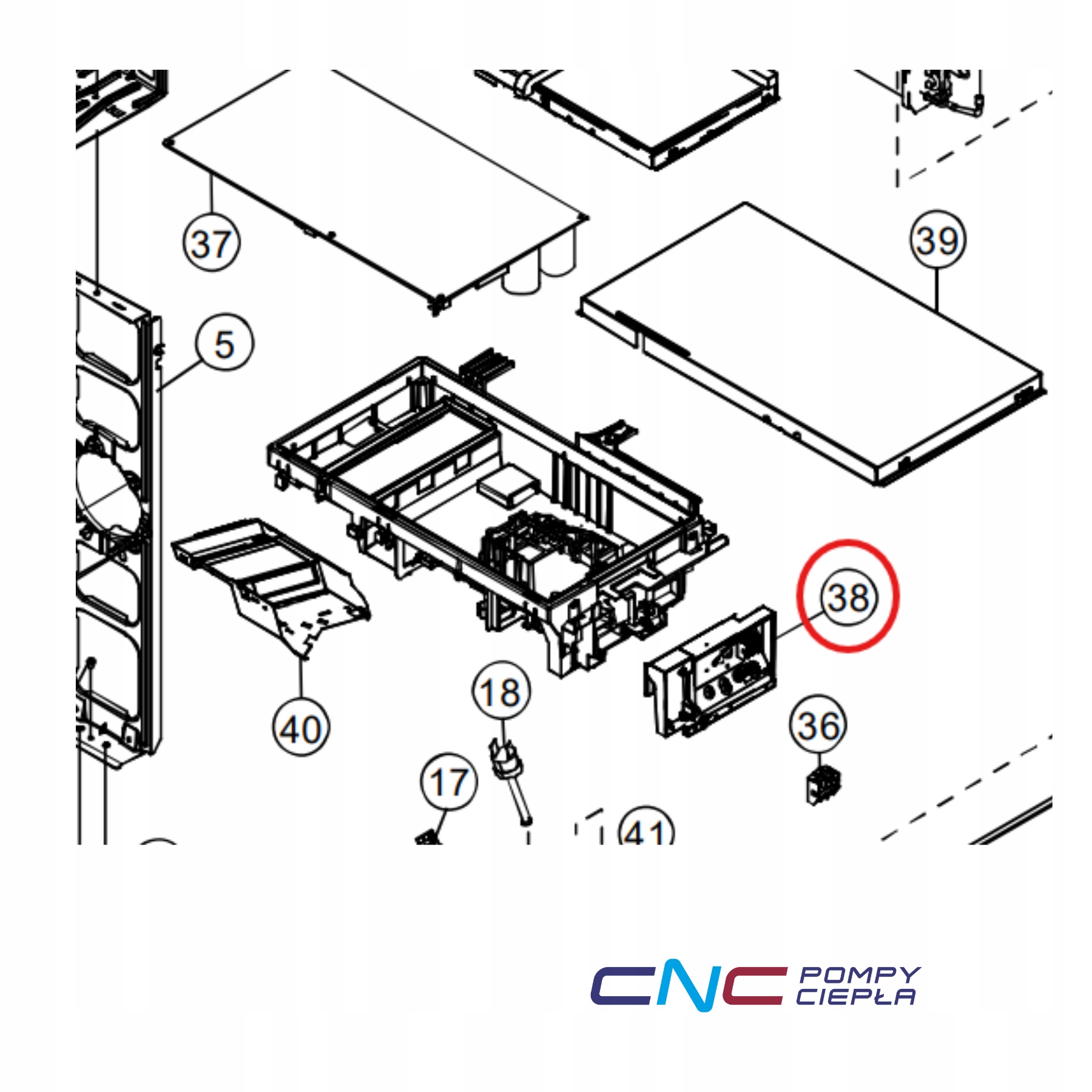 Panasonic CWH102361 – Płyta sterująca / Control Board Ass’y