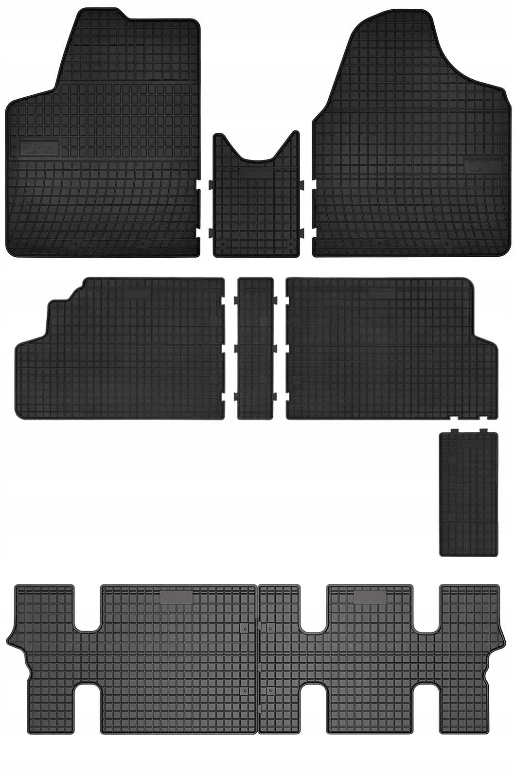 Gumové autokoberce pre: Peugeot Expert II dodávka 3 rady