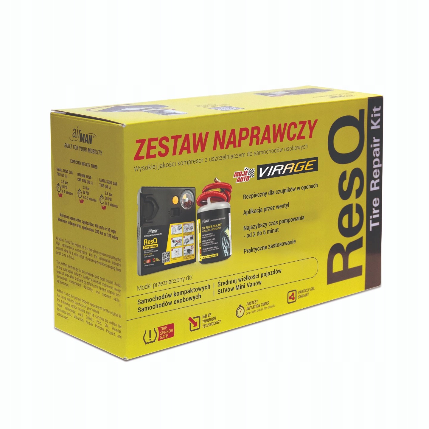 Комплект для ремонту шин мій авто 94-030 з компре