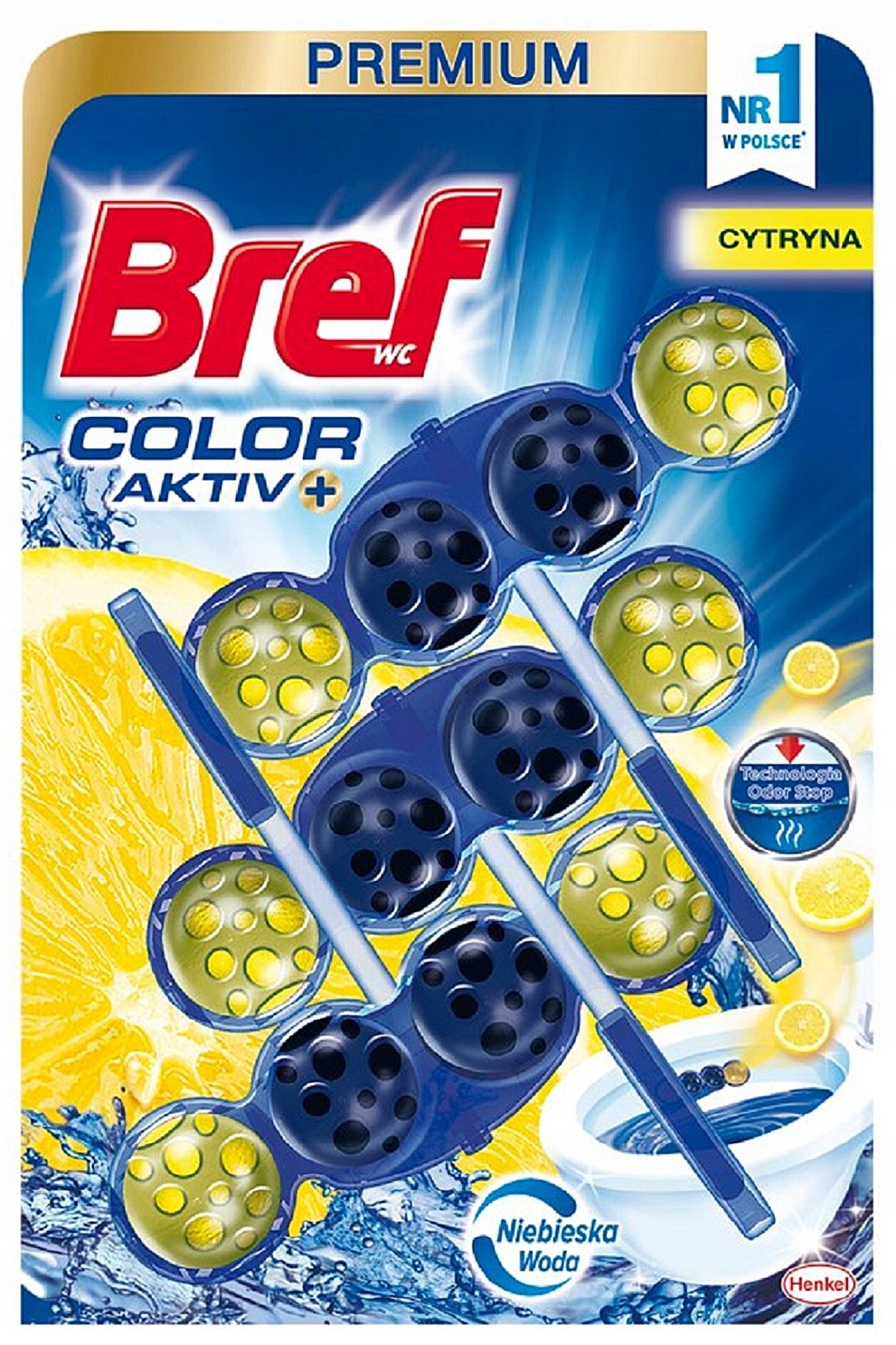

Zawieszka Do Toalety Bref Color Aktiv 3X50G