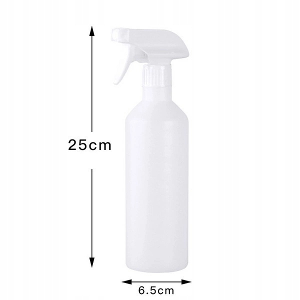 Butelka z atomizerem, rozpylaczem, Biała - pojemność 500ml