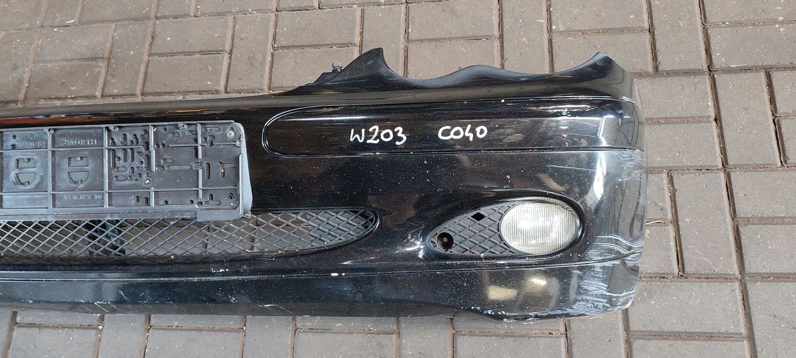 bumper front front Mercedes W203 1,8 compressor; C040