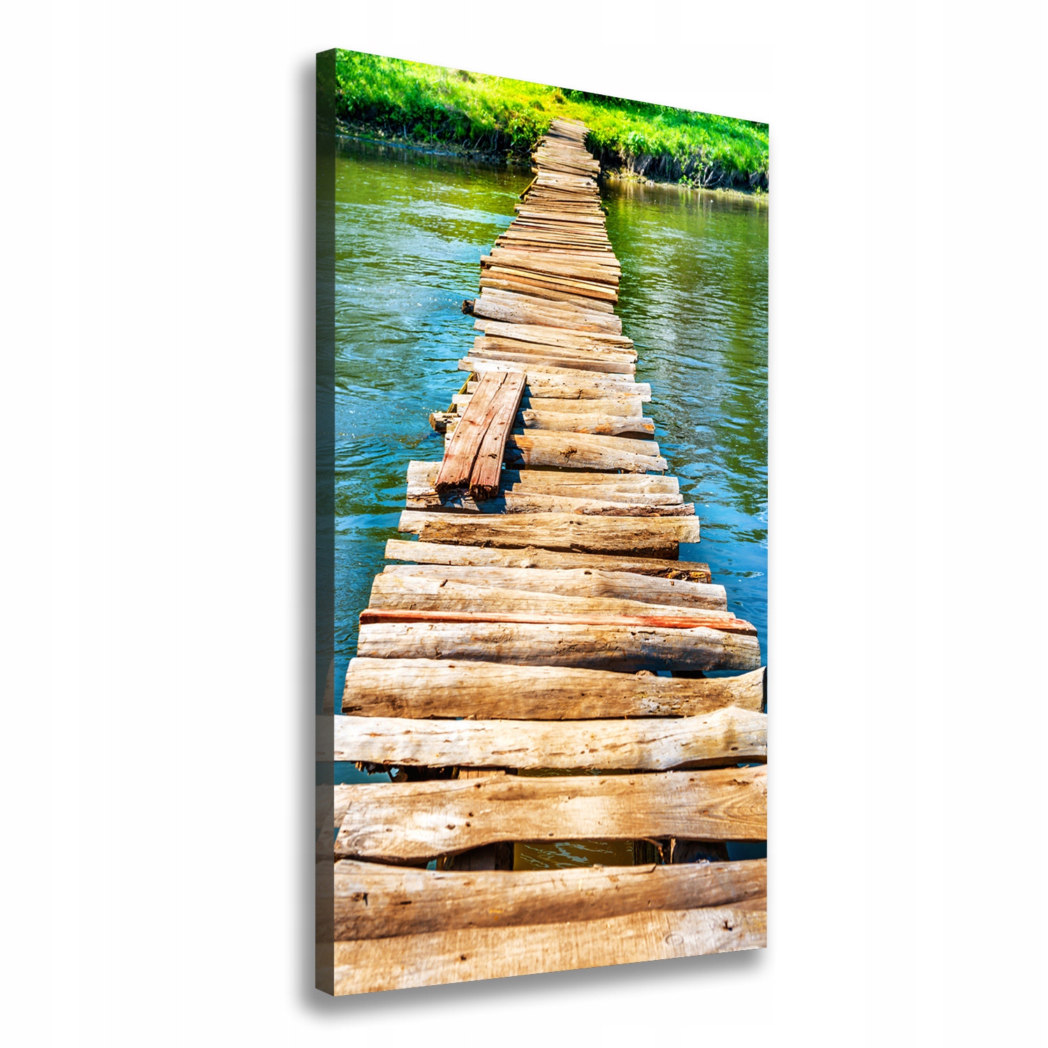 

Foto obraz canvas na ścianę Drewniany most 60x120