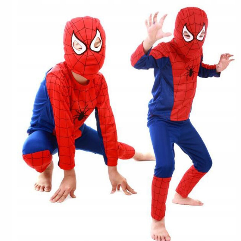 SPIDERMAN STRÓJ CZŁOWIEK PAJĄK M 110-116 KOSTIUM