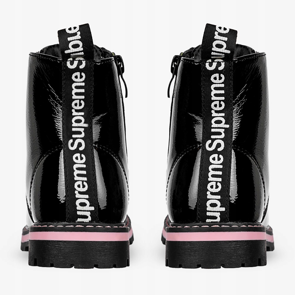 BOTKI DZIECIĘCE LAKIEROWANE TRZEWIKI WORKERY r 22 Płeć dziewczynki