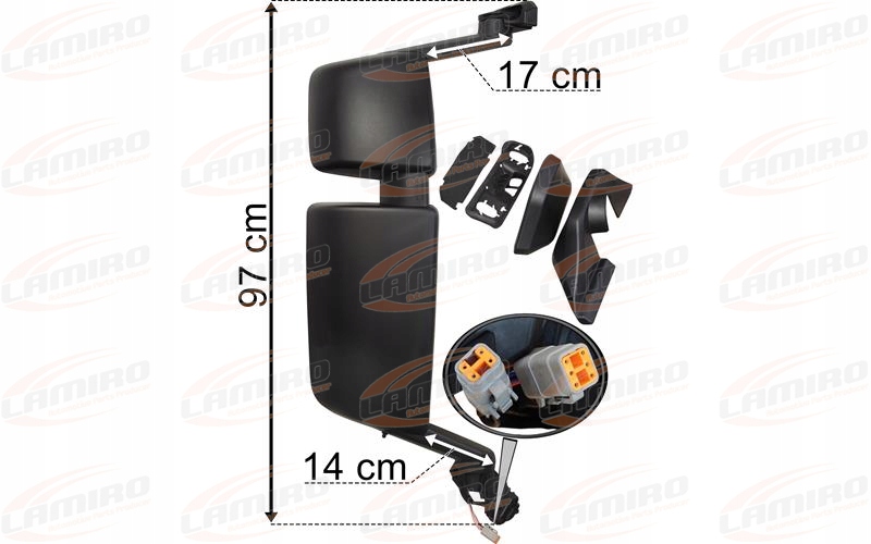 SCANIA S / R NEXT GEN LUSTRO KOMPLETNE PRAWE LUSTERKO Stan opakowania oryginalne
