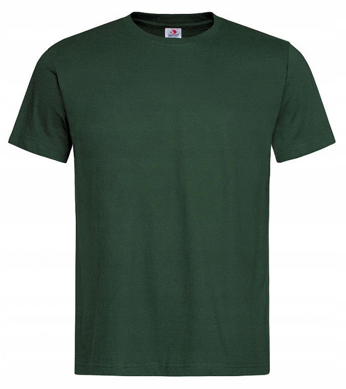 

Butelkowy Zielony Gładki T-shirt Basic Stedman M