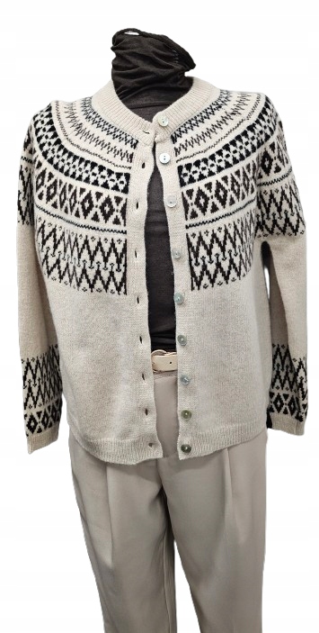 Teplý Vlněný Svetr S Norským Vzorem Pura Lana – Premium Italia.