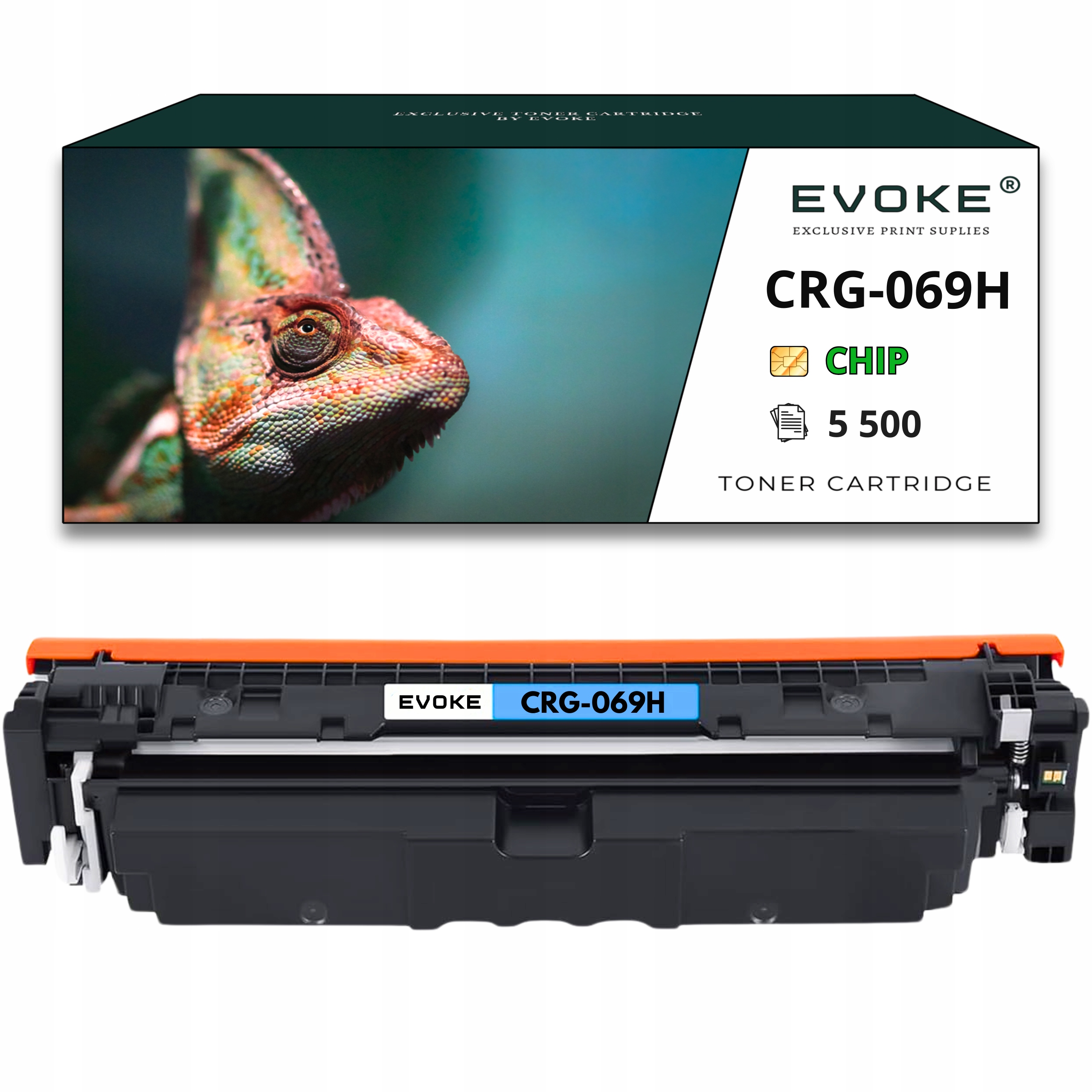 Toner pro Canon CRG-069 modrý XL Chip MF754Cdw LBP673Cdw CRG069H