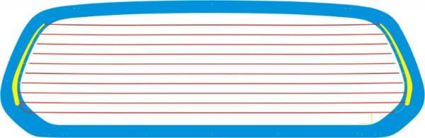 SZYBA TYLNA MITSUBISHI L200 B Typ samochodu Samochody osobowe