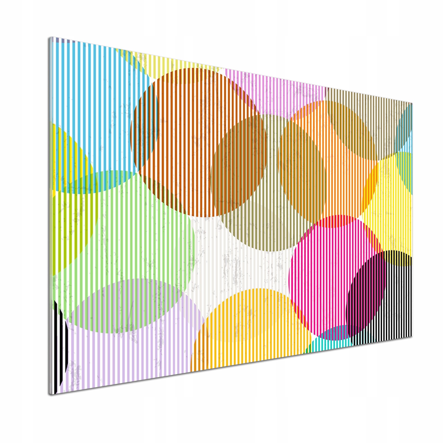 Panel do kuchyne Farebné kruhy 100 x 70 cm Lepidlo