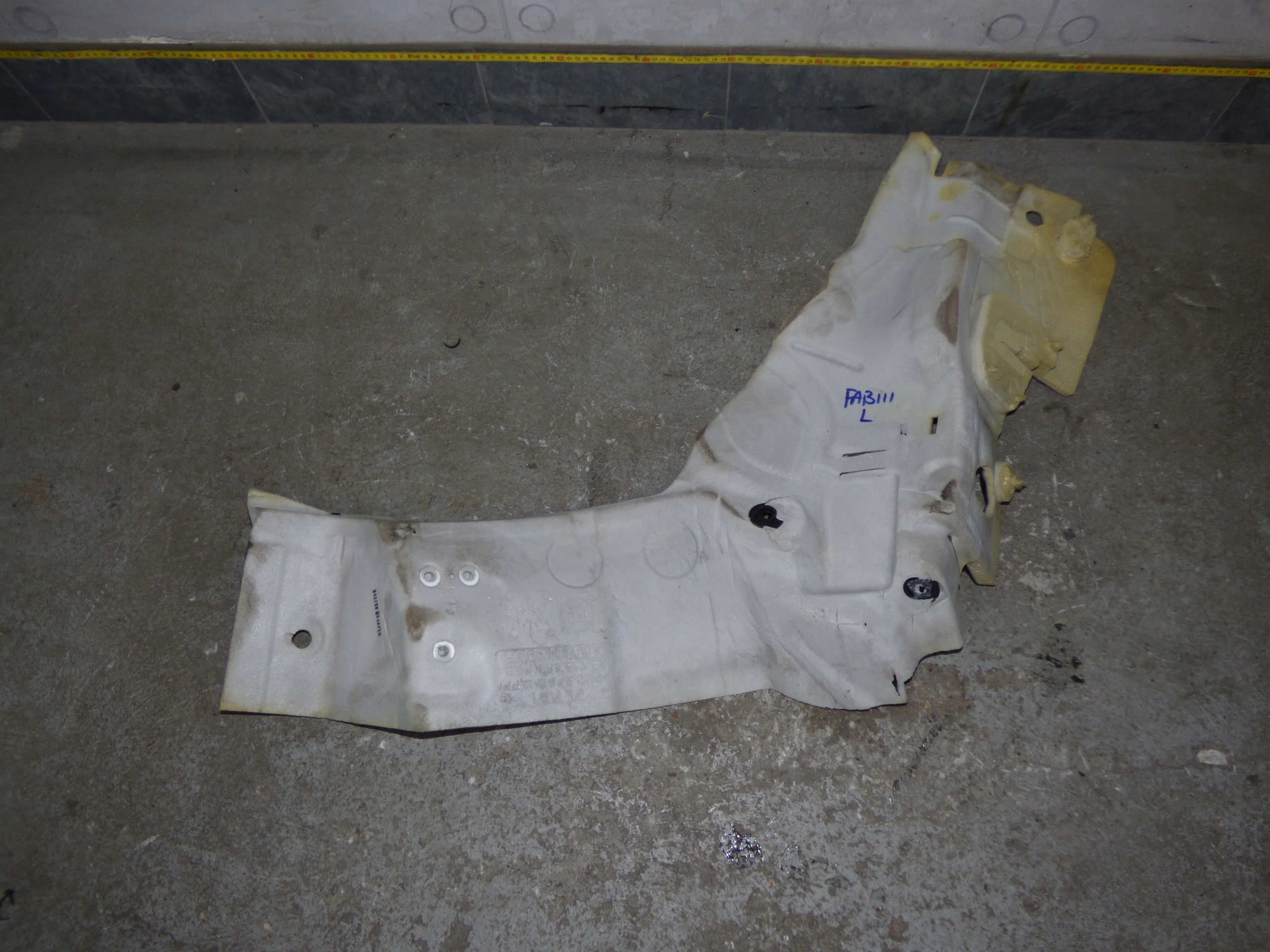 soundproofing below carpet left right SKODA FABIA III