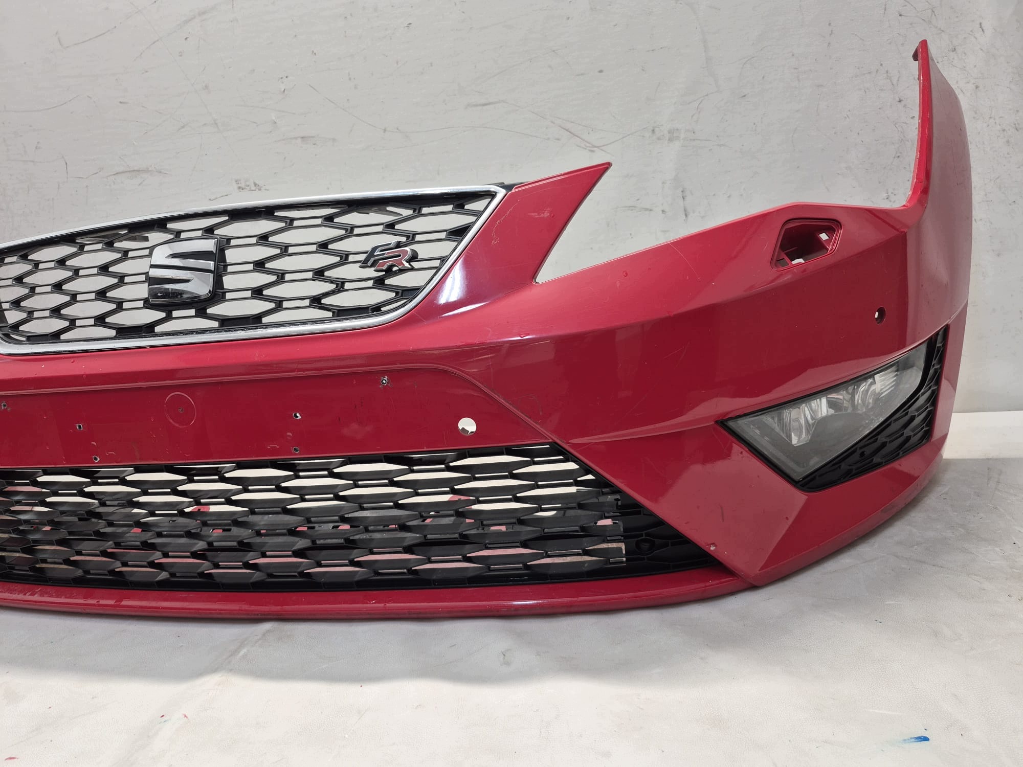 SEAT LEON III 5F0 FR 12- bumper front front 4XPDC SPR 5F0807221M