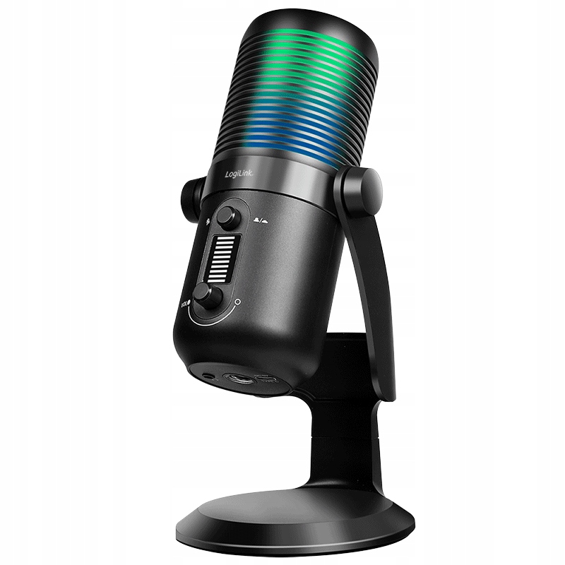 Usb studiový kapacitní mikrofon pro herní počítač 192 kHz 24bit Rgb