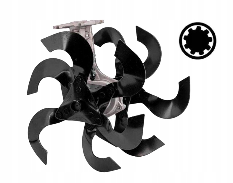 GLEBOGRYZARKA NAKŁADKA PRZYSTAWKA DO KOSY SPALINOWEJ 9 FREZÓW 28MM 26CM 260 Szerokość robocza 26 cm