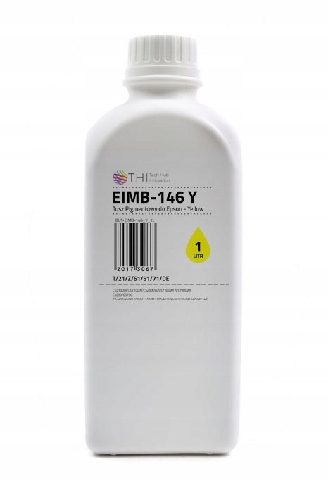 Fľaša Yellow Epson 1L Pigmentový atrament (Pigment) Ink-mate EIMB146